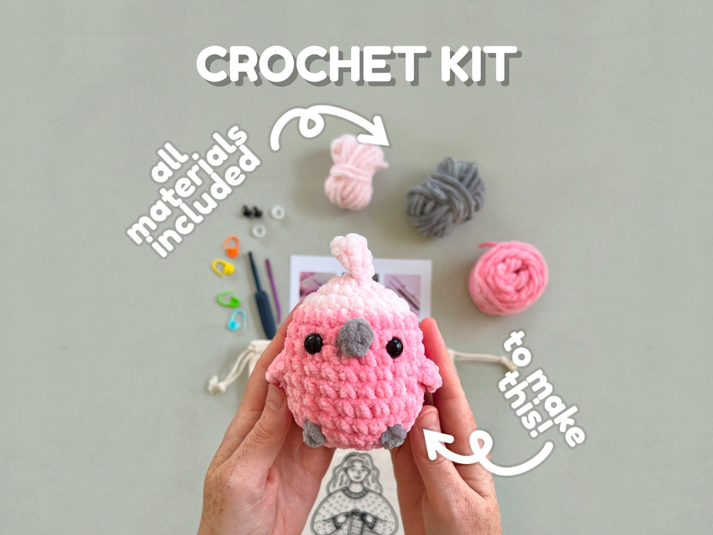 Galah Learn to Crochet Kit