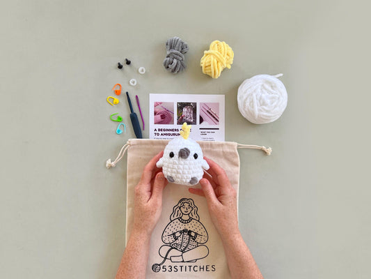 Cockatoo Learn to Crochet Kit