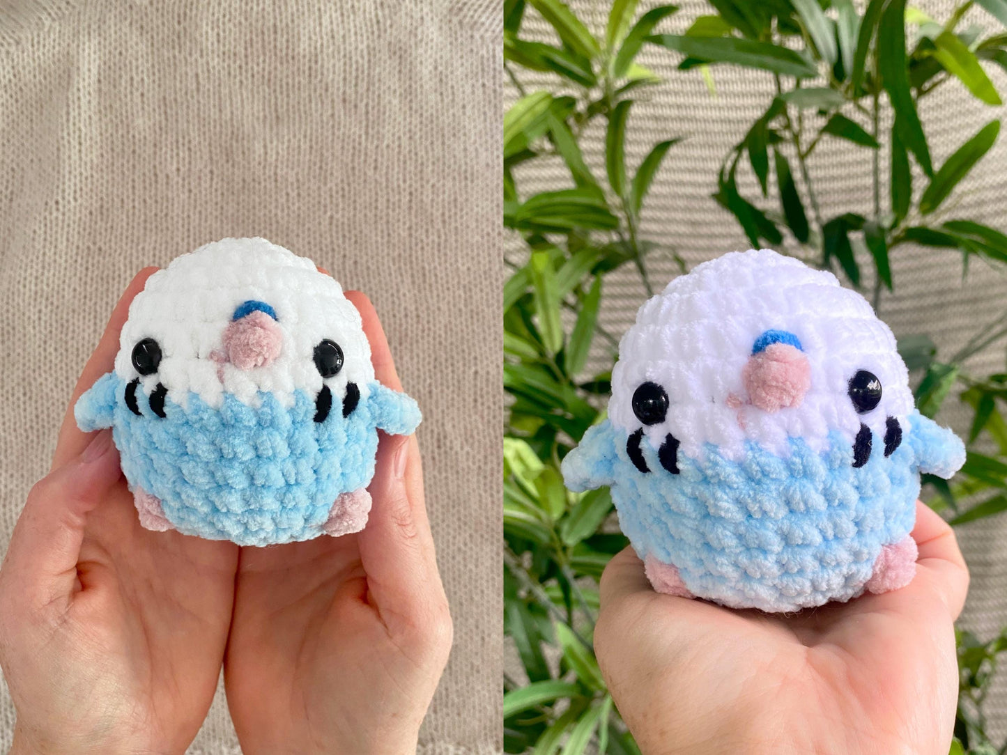 Blue Budgie Learn to Crochet Kit