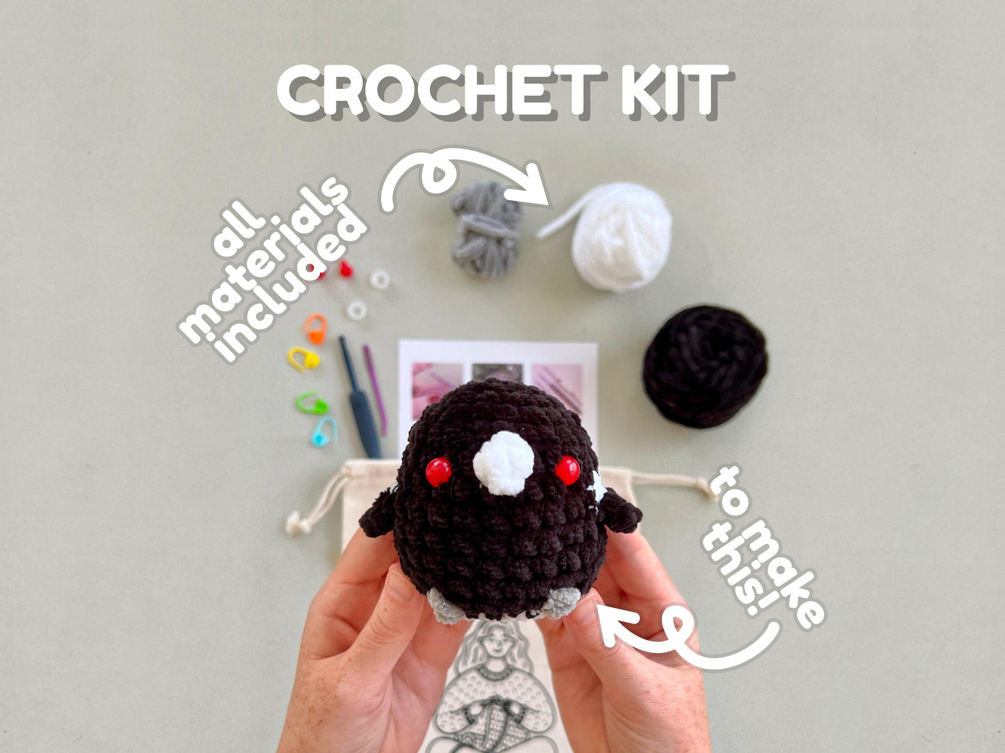 Magpie Learn to Crochet Kit