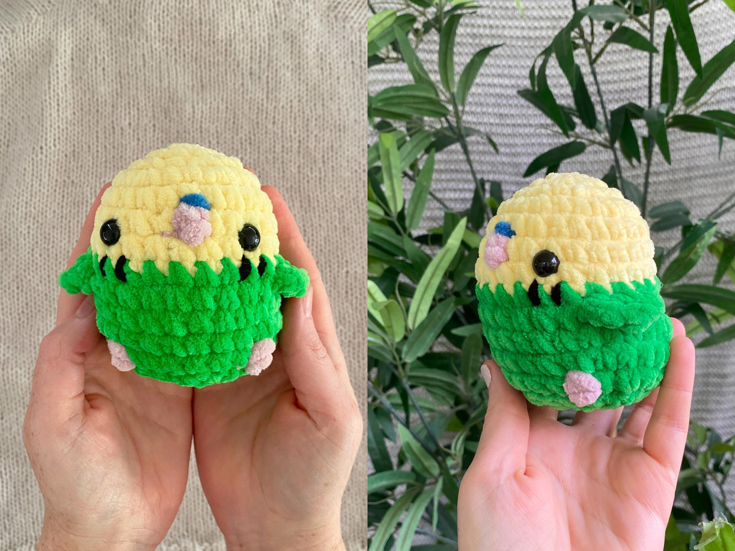 Green Budgie Learn to Crochet Kit