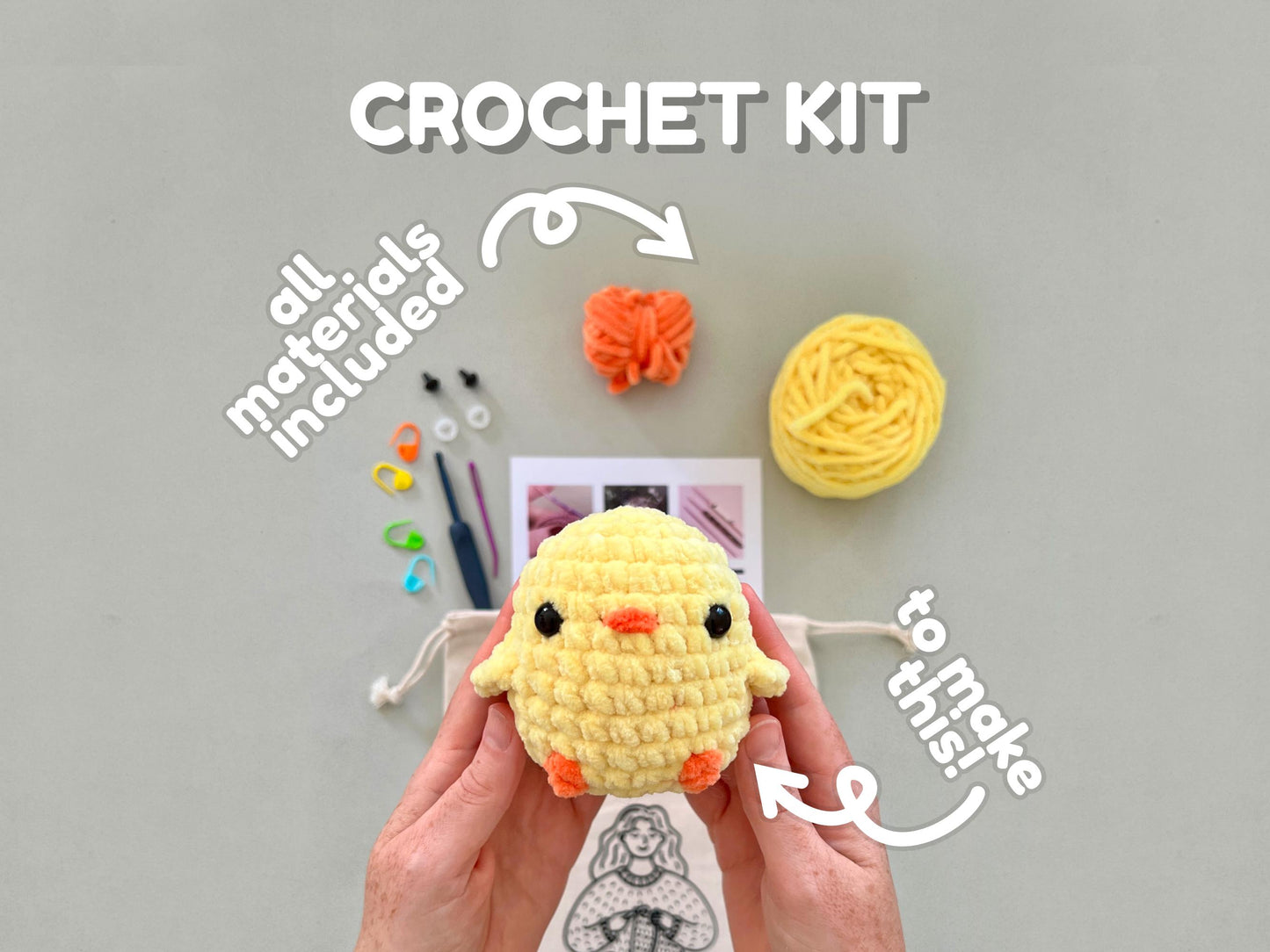 Baby Chick Learn to Crochet Kit