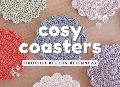 Coaster Set - Learn to Crochet Kit