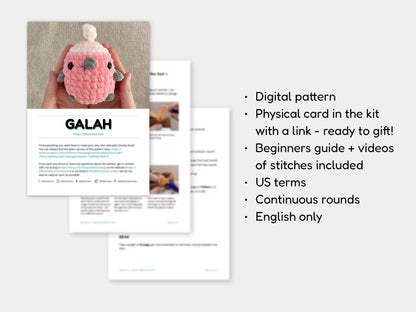 Galah Learn to Crochet Kit