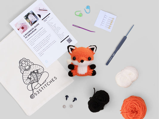 Fox Learn to Crochet Kit