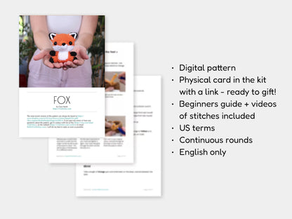 Fox Learn to Crochet Kit