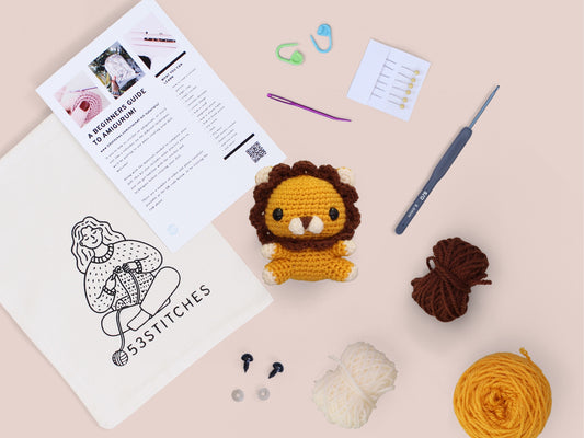 Lion Learn to Crochet Kit