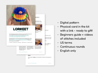 Lorikeet Learn to Crochet Kit