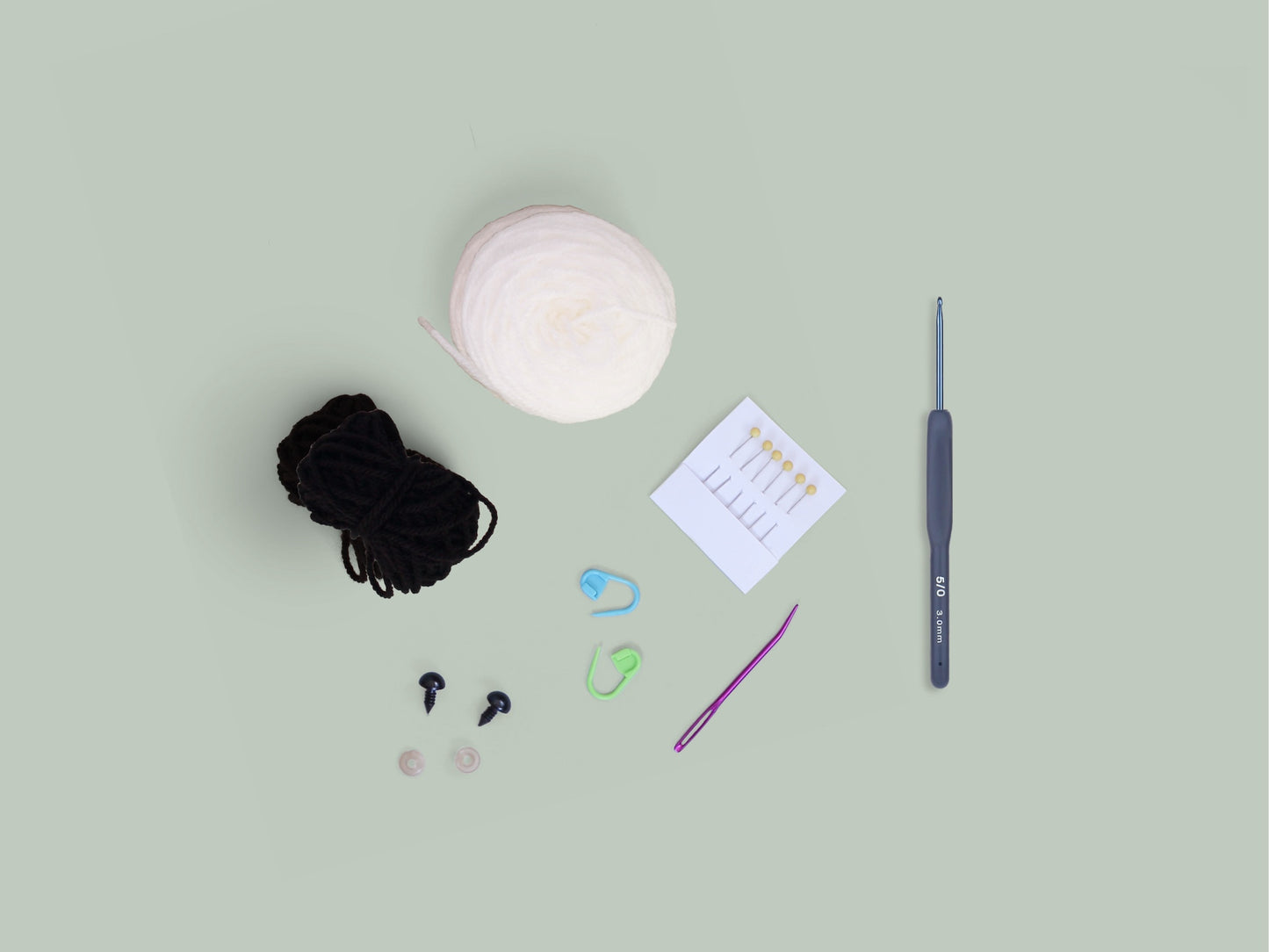 Panda Learn to Crochet Kit