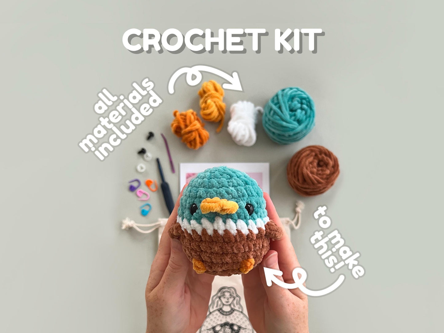 Duck Learn to Crochet Kit
