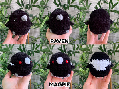 Handmade crochet bird - Finished adorable crochet plushie - Soft and squishy - Made to order