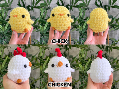 Handmade crochet bird - Finished adorable crochet plushie - Soft and squishy - Made to order