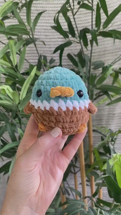 Handmade crochet bird - Finished adorable crochet plushie - Soft and squishy - Made to order