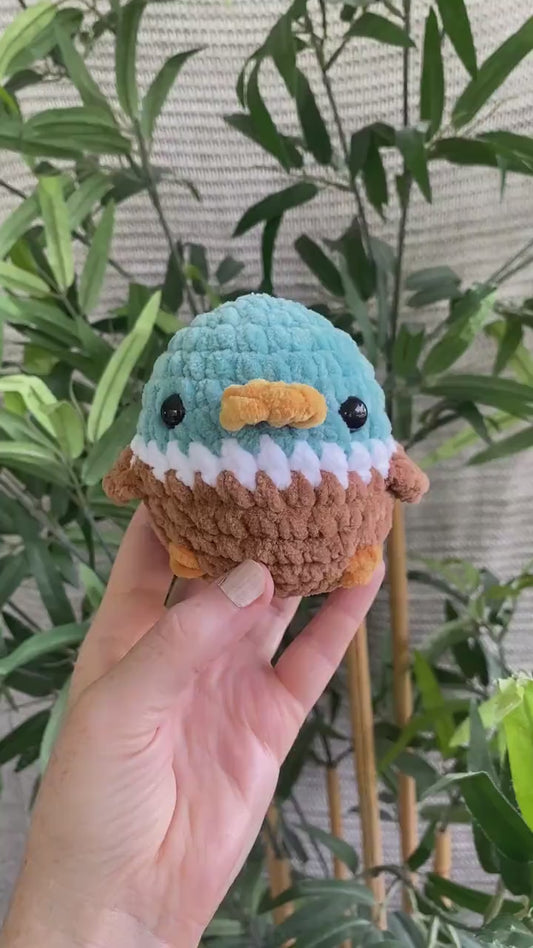 Handmade crochet bird - Finished adorable crochet plushie - Soft and squishy - Made to order